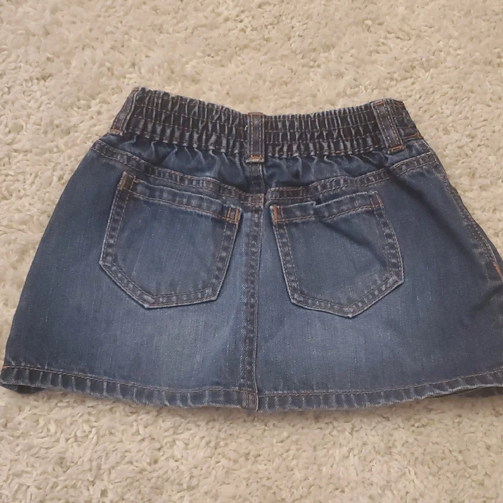 5 For 25$‎ Oshkosh Denim Skirt Girls Size 4 Blue